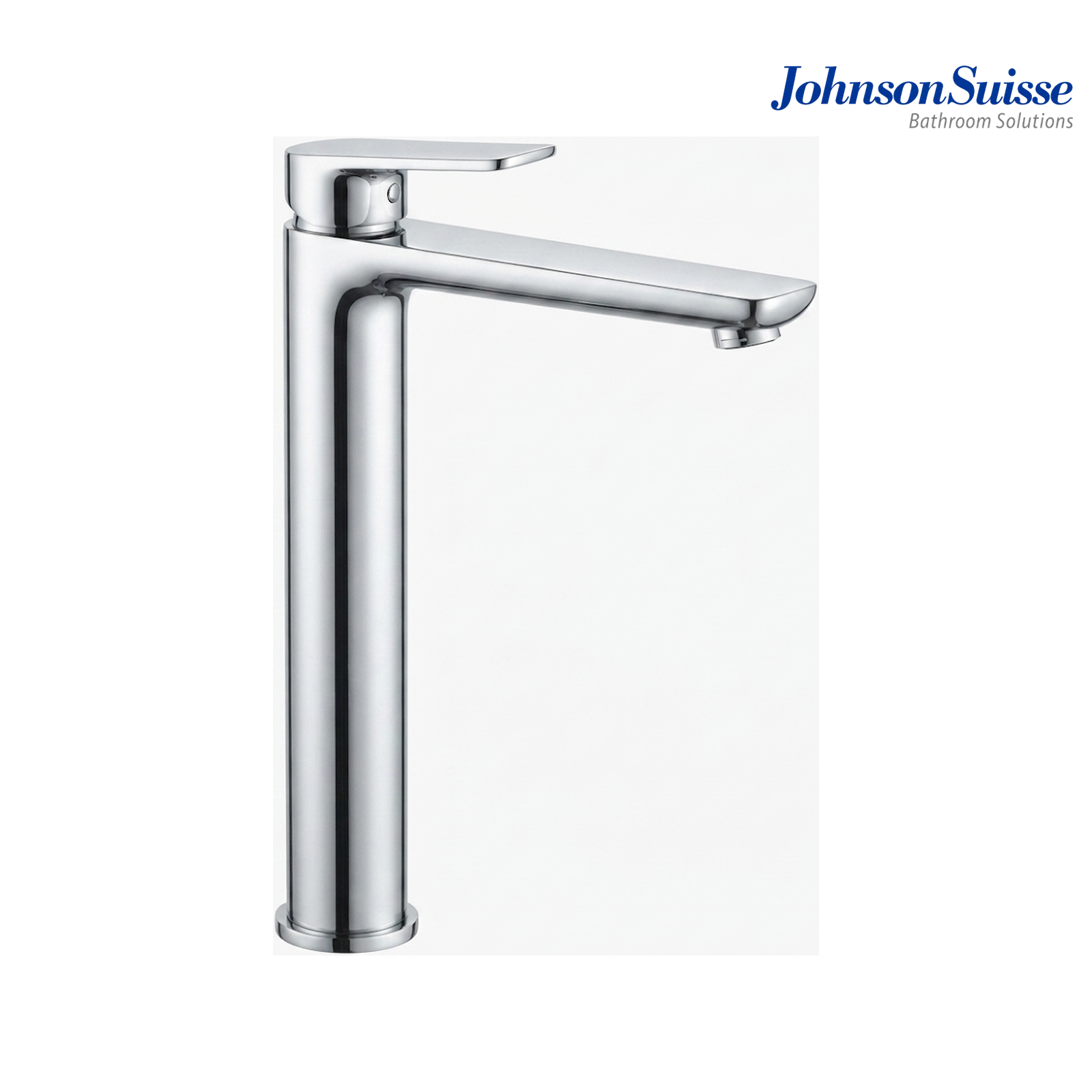 Johnson Suisse Lazio Basin Pillar Mixer Without Pop Up Waste | WBFA301691 | Chrome