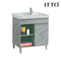 ITTO IT-6370-TA126 800mm Basin Cabinet Laundry Basin | Gray