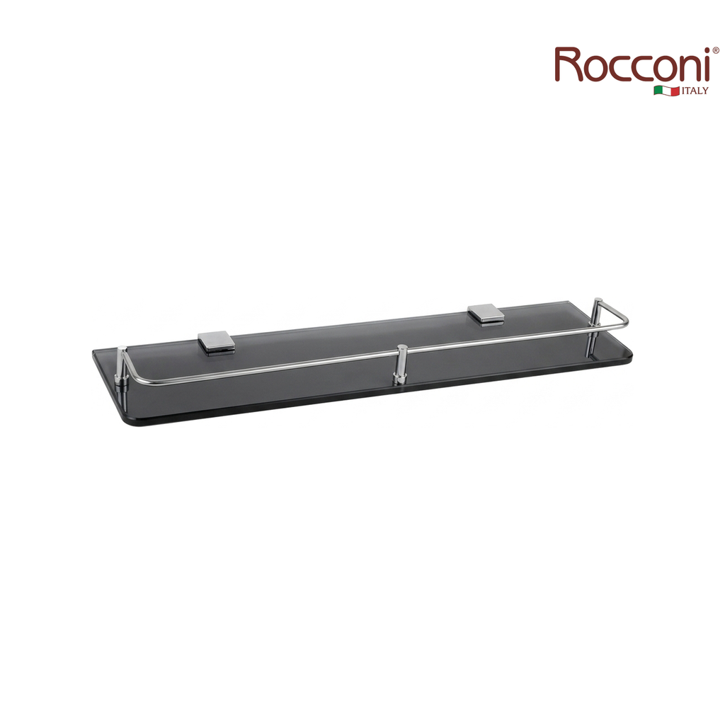 Rocconi RCN-500-GR 500mm Bathroom Shelf | Grey