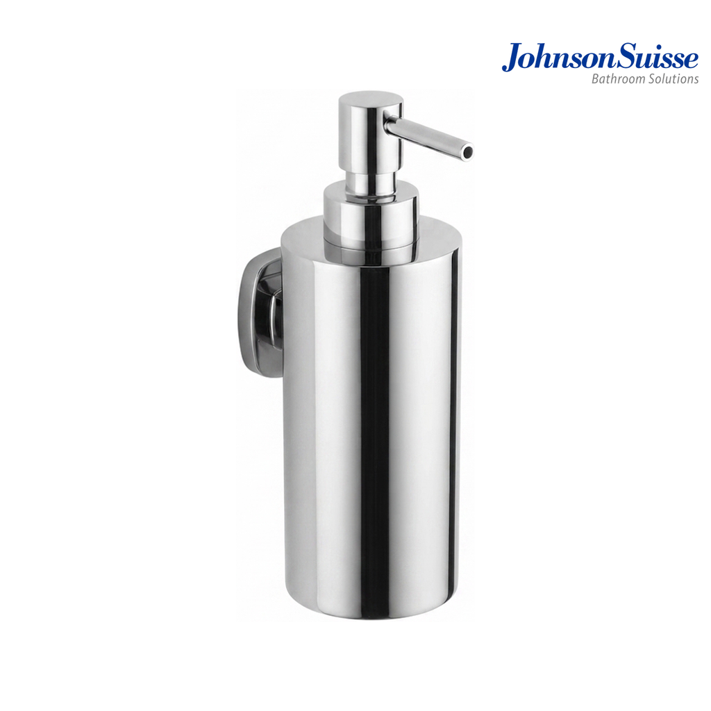Johnson Suisse Commercial Series Wall-Mounted Soap Dispenser | WBBA100272CP | Polished Silver