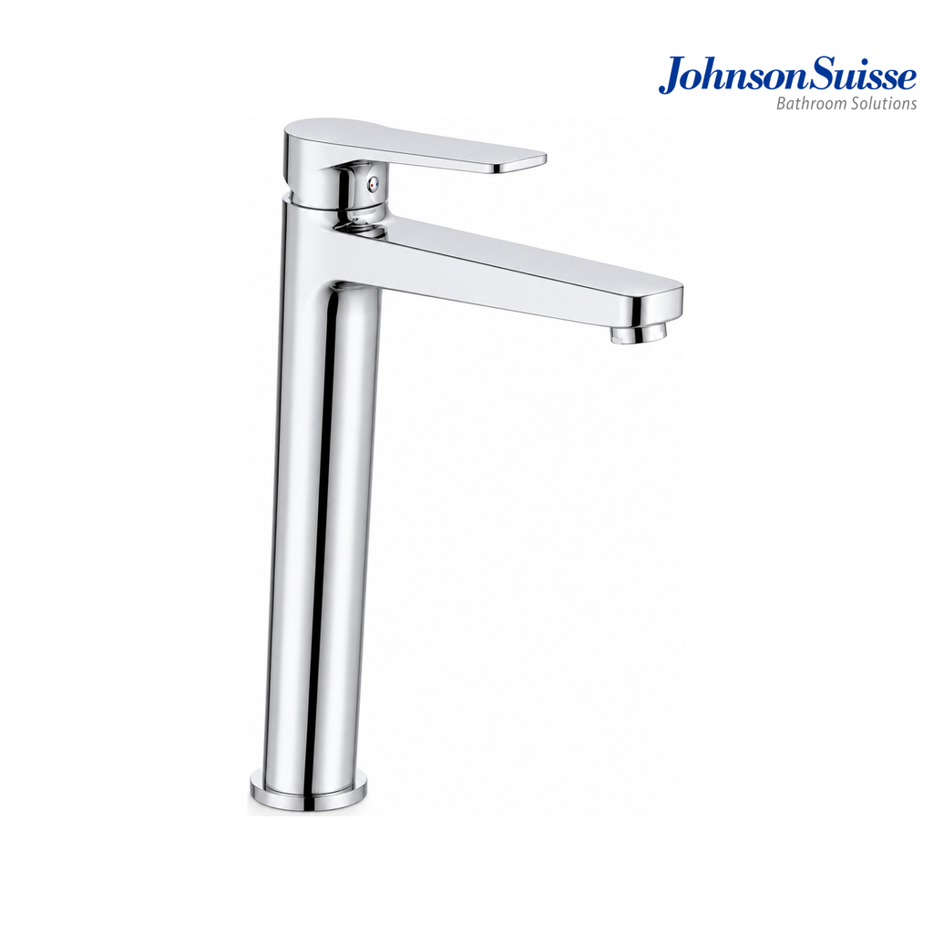 Johnson Suisse Resina WBFA301710CP Single Lever Tall Basin Mixer | Chrome