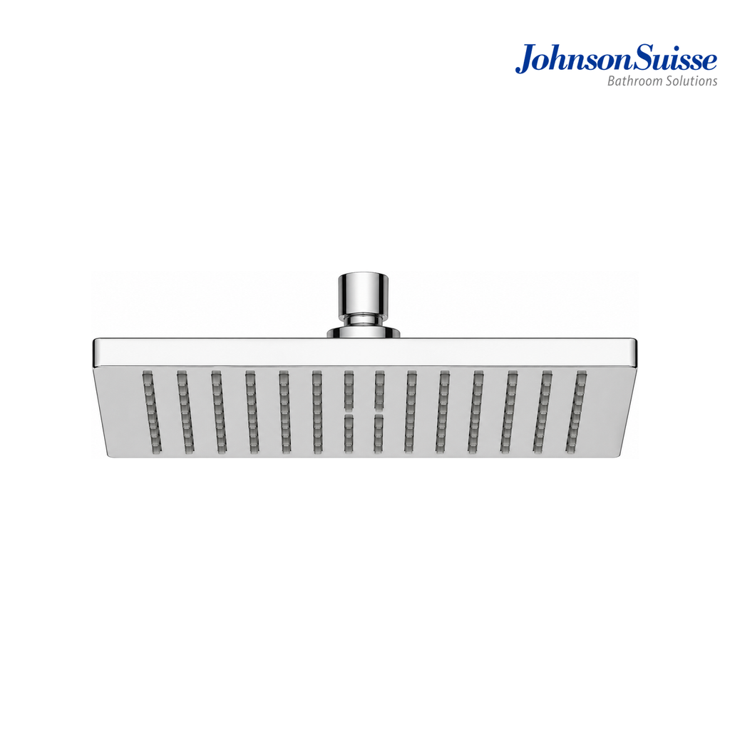 Johnson Suisse Flores II WBFA301234CP 260mm Rectangular Fixed Shower Head | Chrome
