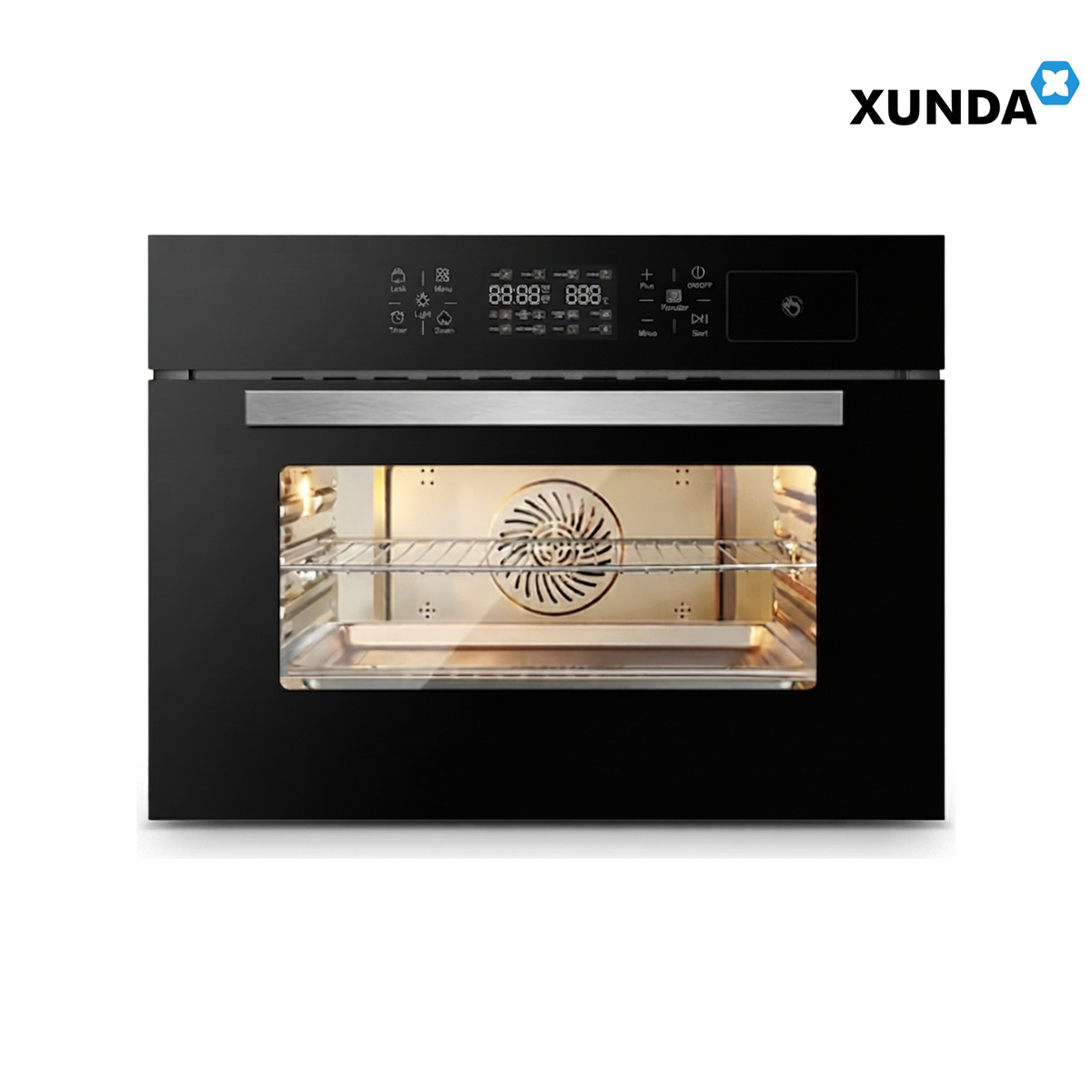 Xunda KS-22X 60L Built-In 2-in-1 Steam & Grill Oven | Black