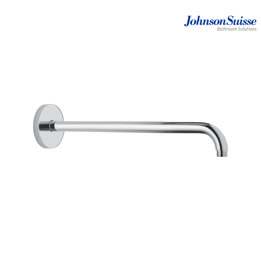 Johnson Suisse WBFA300578CP 300mm Brass Shower Arm and Flange | Chrome
