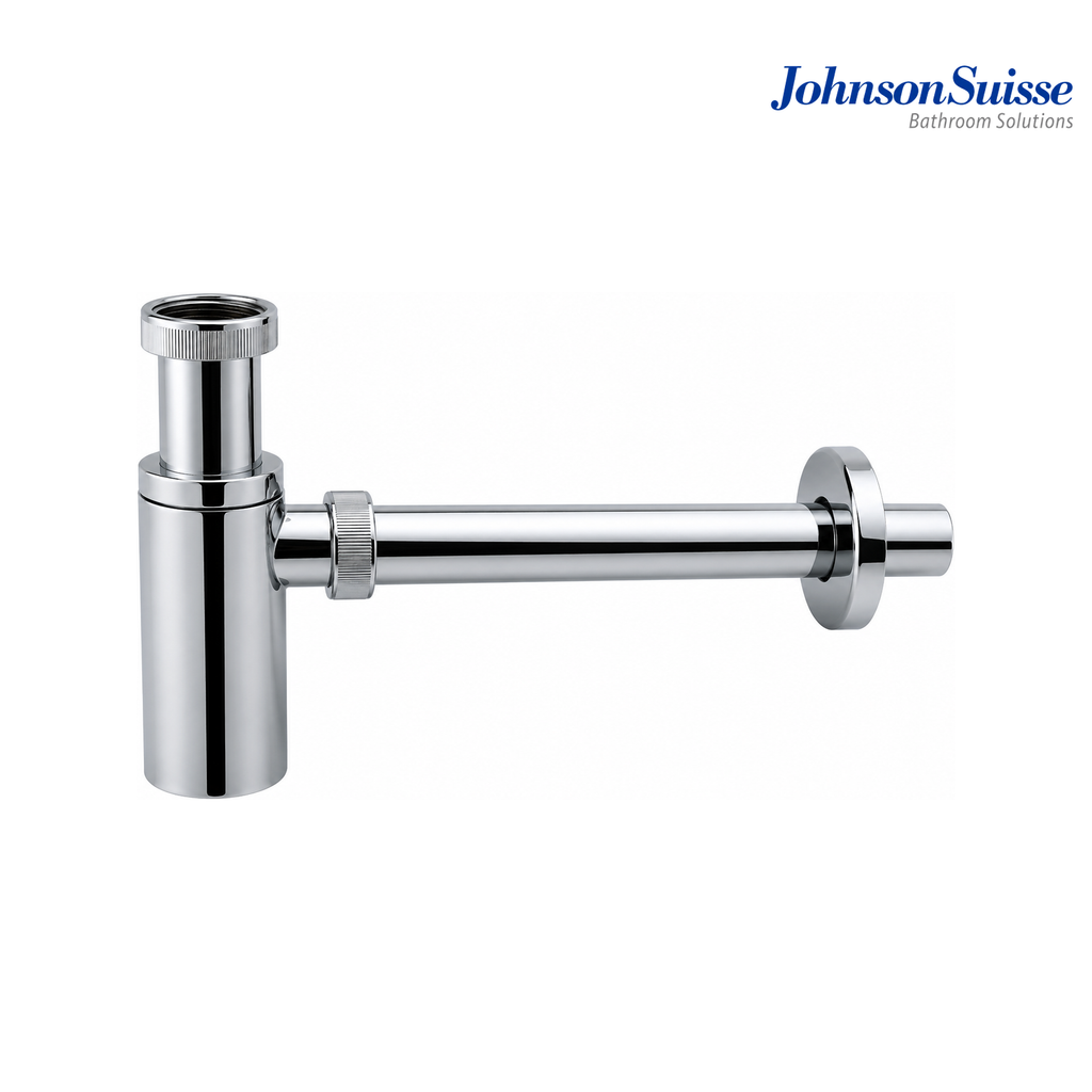 Johnson Suisse WBFT400992CP Brass Premium Bottle Trap | Polished Chrome