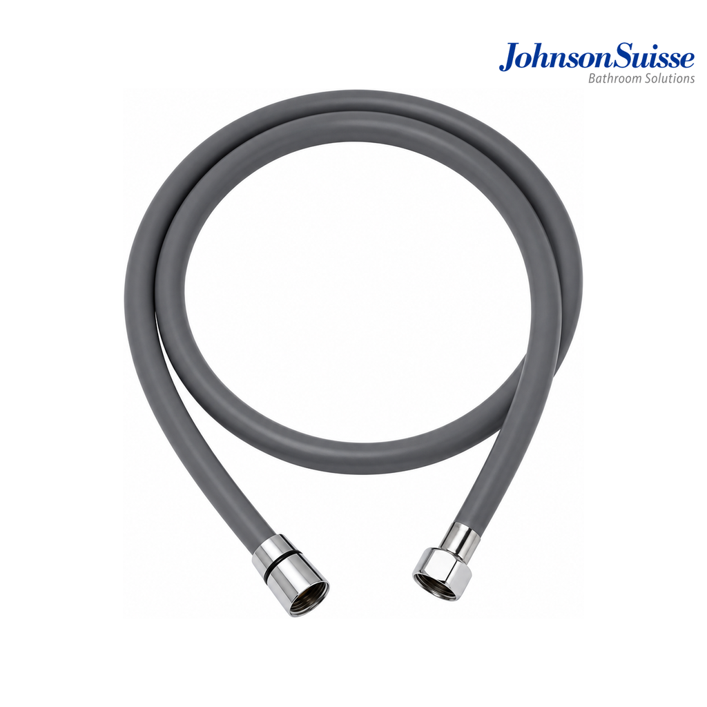 Johnson Suisse WBFA300587XX 1.2m PVC Flexible Shower Hose | Grey