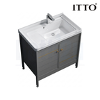 ITTO IT-F26X 600mm Laundry Basin with Cabinet | Gray