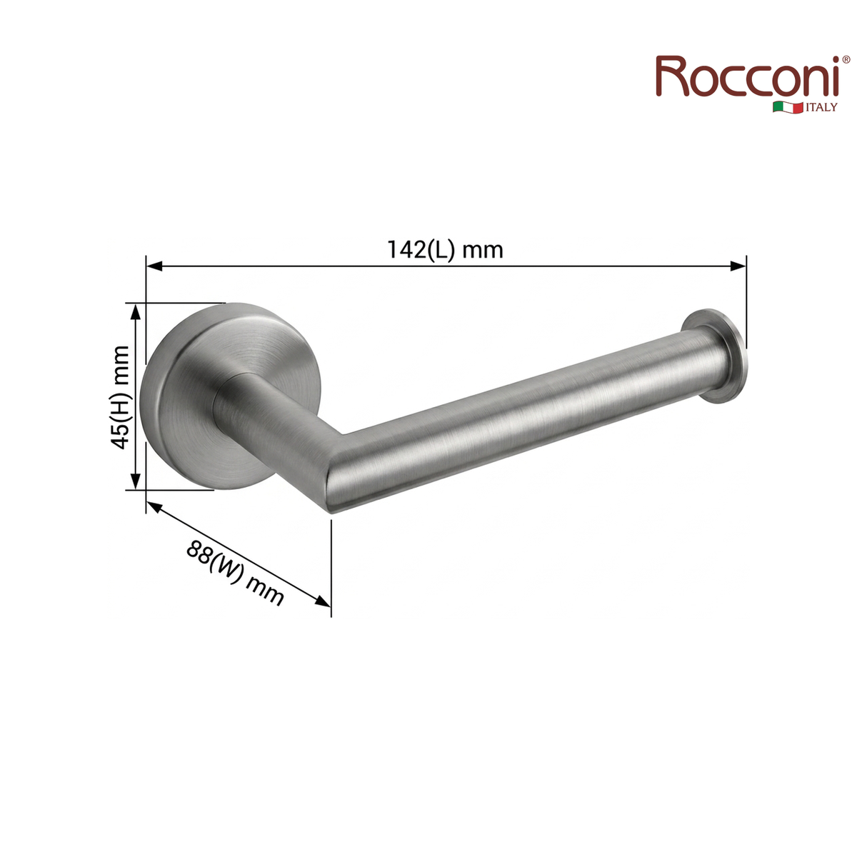 Rocconi RCN-T14GM 142mm Tissue Holder | Gun Metal