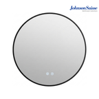 Johnson Suisse Elba WBBM150000BK 600mm Round LED Mirror | Black