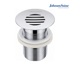 Johnson Suisse WBFT402069CP 78mm Basin Grated Waste Outlet without Overflow | Polished Brass Chrome