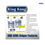 King Kong HR HHR Series Vertical Round Bottom Stainless Steel Water Tank (Without Ladder)