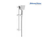 Johnson Suisse Flores-N WBFA301644CP Shower Kit with Hand Shower, 1.75m Hose & 600mm Sliding Bar | Chrome
