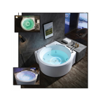ARRIS INFINITY Garrido 1500mm Circular Massage Bathtub | White