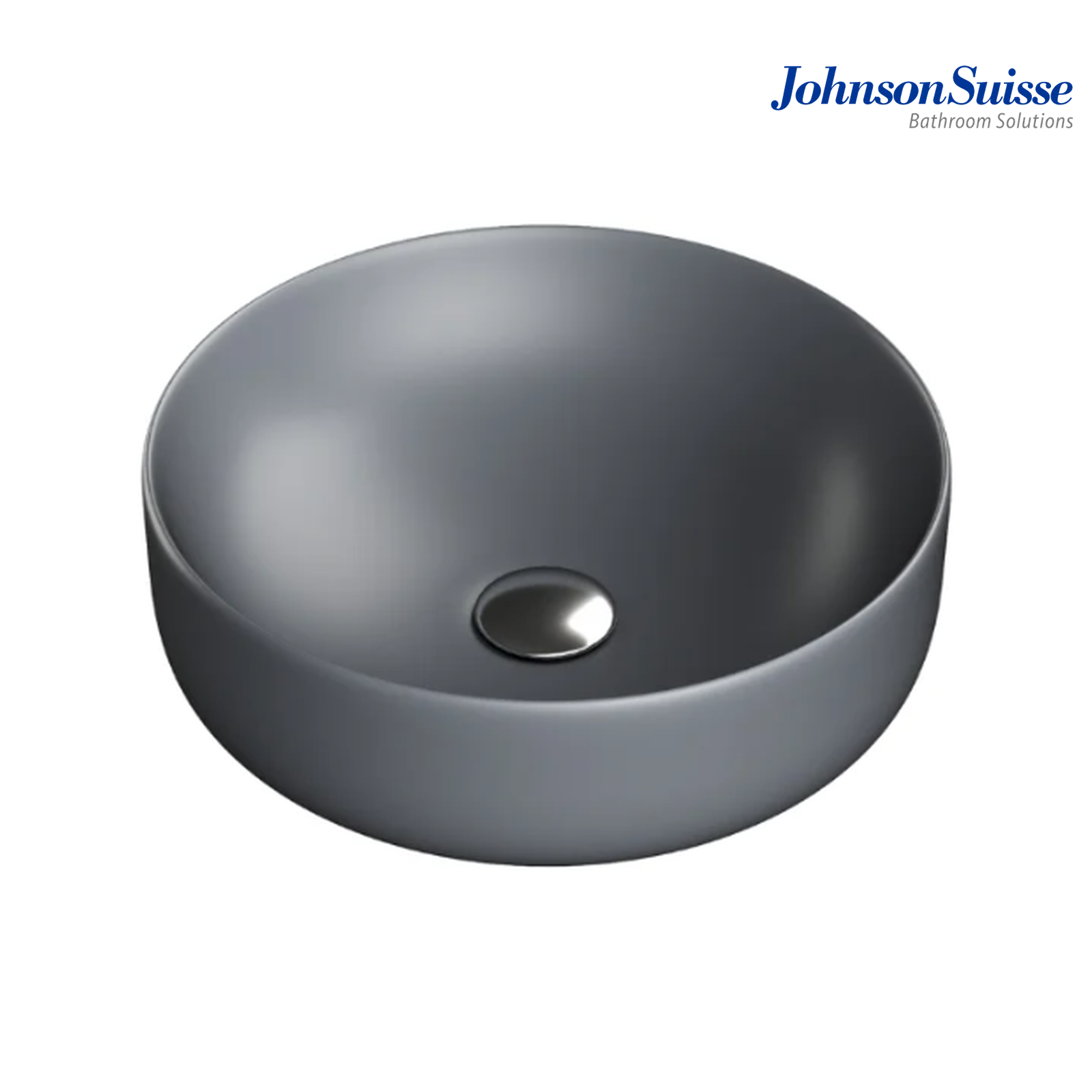 Johnson Suisse Valencia WBVC950144WW 415mm Slim Round Above Counter Basin | White