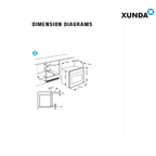 Xunda KS-22X 60L Built-In 2-in-1 Steam & Grill Oven | Black