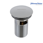 Johnson Suisse WBFT402070CP Brass Push Up Pop Up Waste CW Overflow | Chrome