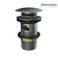 Johnson Suisse WBFT402070GM Brass Push Up Pop Up Waste With Overflow | Gunmetal