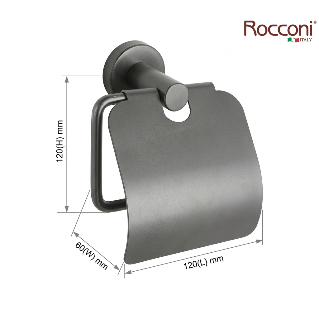 Rocconi RCN-T16GM 120mm Tissue Holder | Gun Metal
