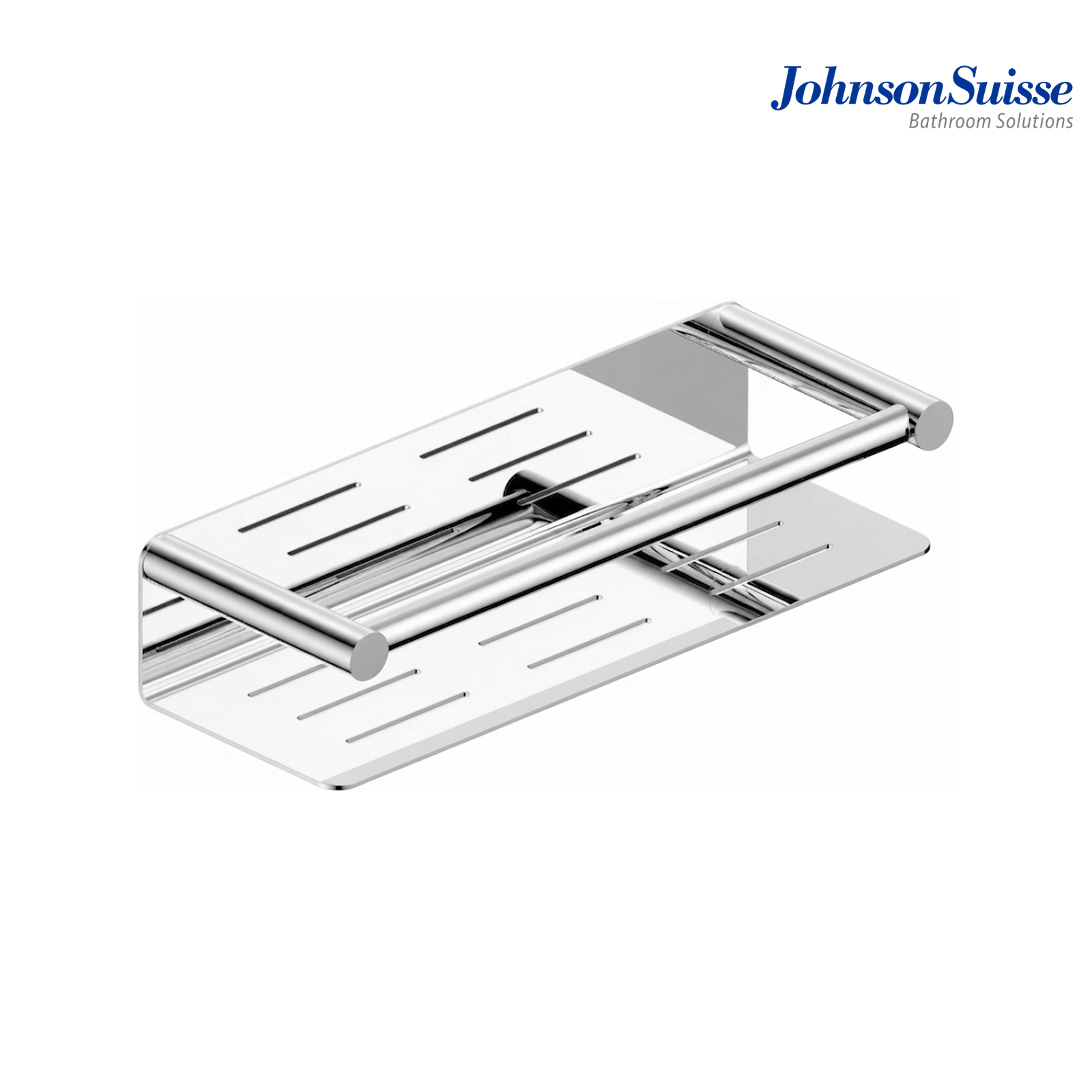 Johnson Suisse 300mm Bathroom Shelf | WBBA100381 | Silver Chrome
