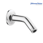 Johnson Suisse WBFA300579CP 100mm Brass Shower Arm and Flange | Silver