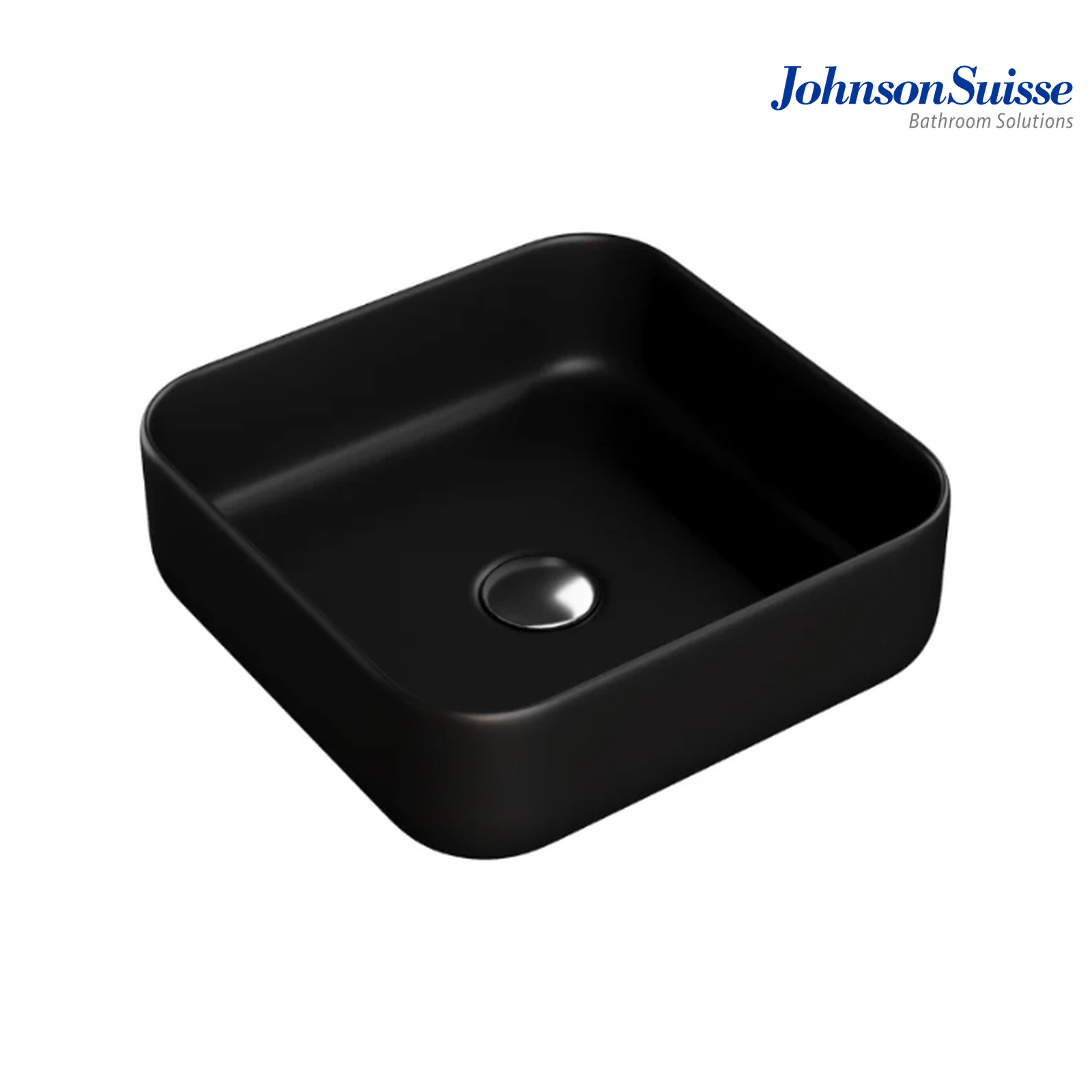 Johnson Suisse Valencia WBVC950142WW 400mm Slim Square Above Counter Basin | White