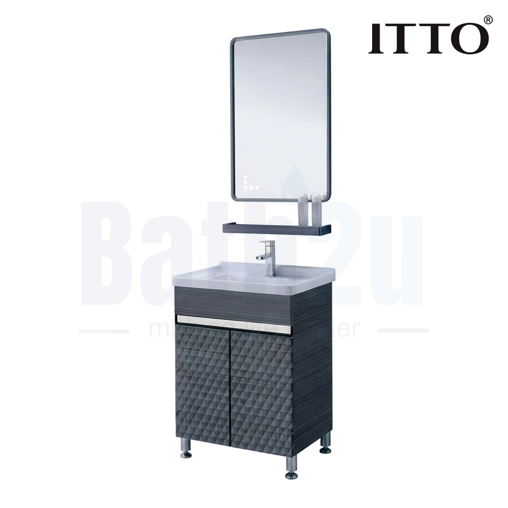 ITTO IT-8651MA-F046-SA 600mm Floor-Standing Basin Cabinet | Gray SPC Material
