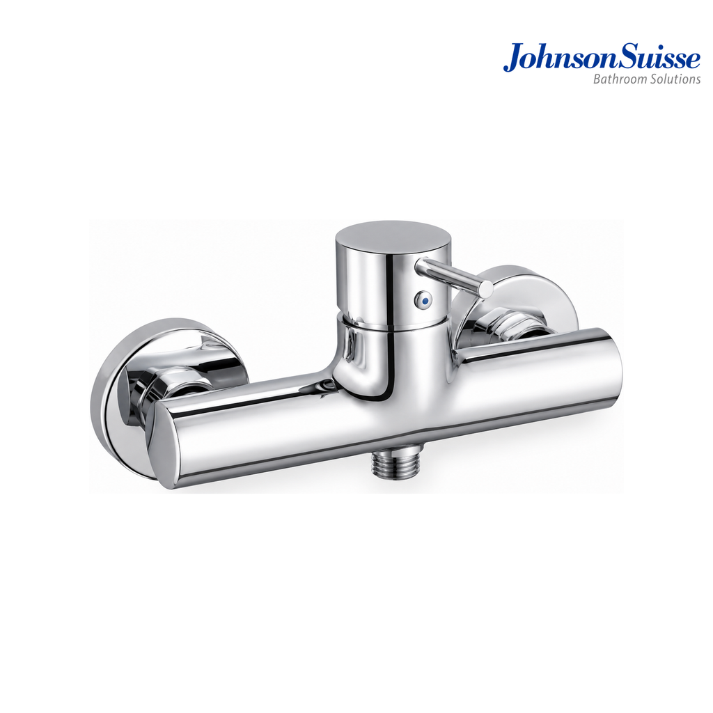 Johnson Suisse Turin Single Lever Wall Mounted Shower Mixer Without Shower Kit | WBFA301440CP | Chrome