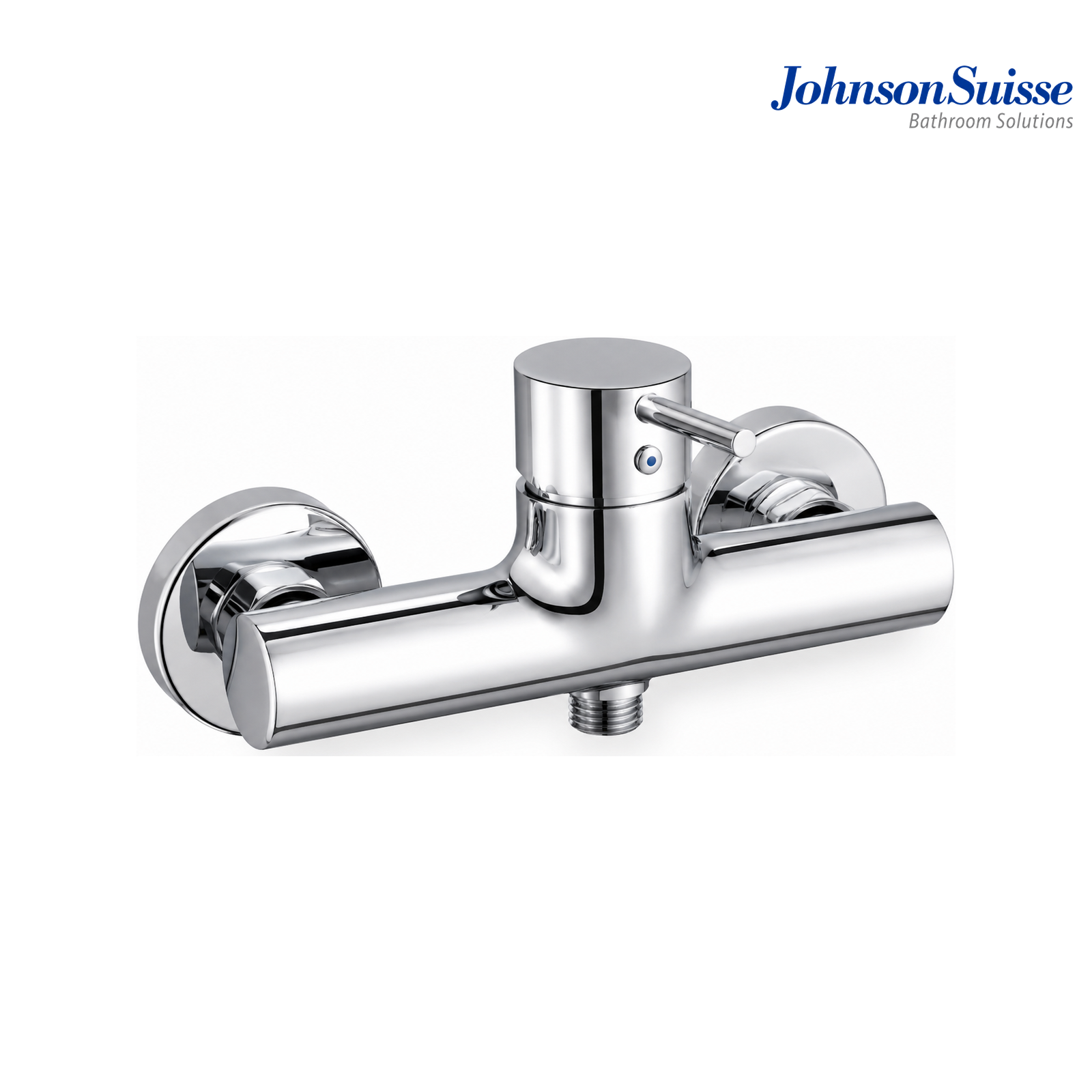 Johnson Suisse Turin Single Lever Wall Mounted Shower Mixer Without Shower Kit | WBFA301440CP | Chrome