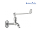 Johnson Suisse Medical Deck Mounted Elbow Action Pillar Tap | WBFA300603CP | Chrome