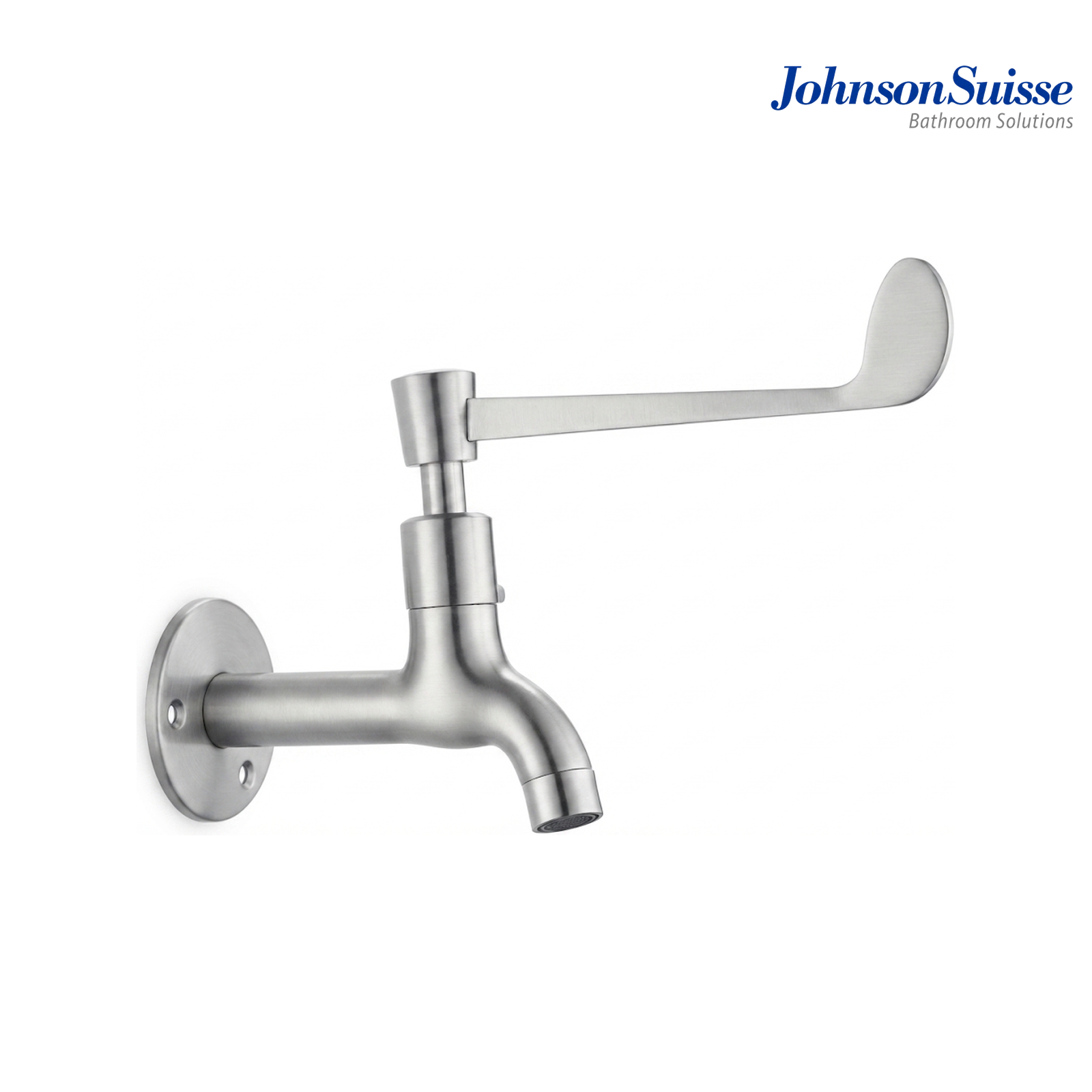 Johnson Suisse Medical Deck Mounted Elbow Action Pillar Tap | WBFA300603CP | Chrome