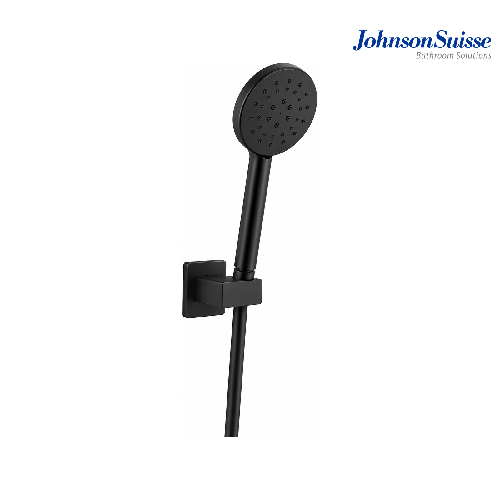 Johnson Suisse Bering WBFA301723 Handshower Set with Wall Bracket | Black