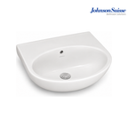 Johnson Suisse Boston 500 Clinical Oval Wall Hung Basin | White | 500MM