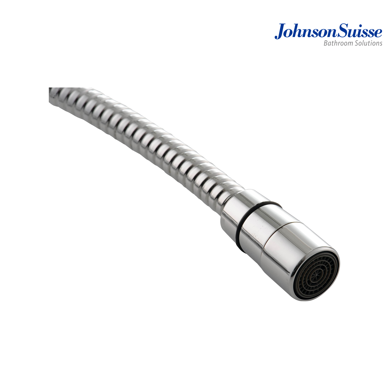 Johnson Suisse WBFA301491CP Hand Bidet Nozzle with 1.2m Stainless Steel Flexible Hose | Silver