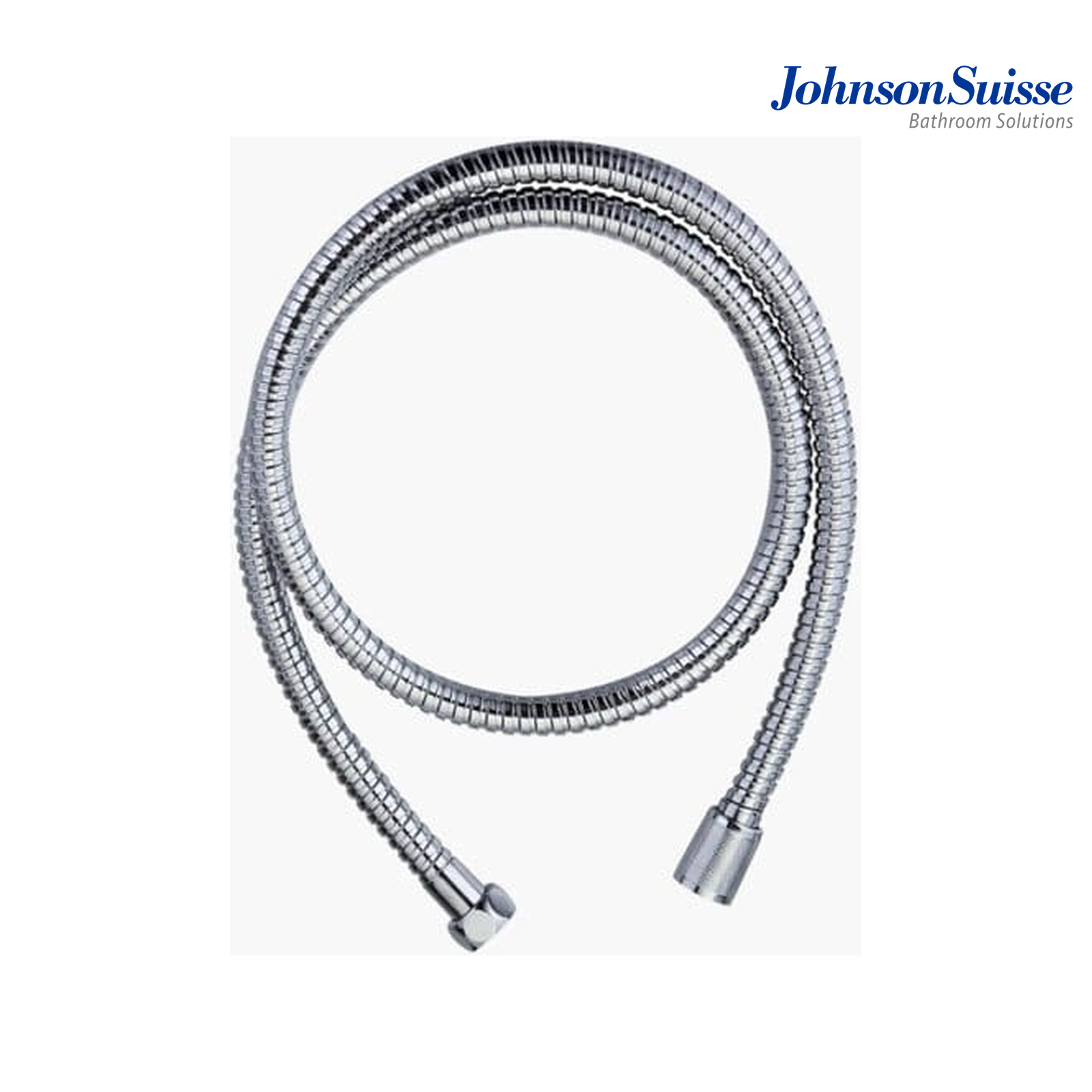Johnson Suisse WBFA300583CP 1.5m Double Interlock Shower Hose | Polished Stainless Steel