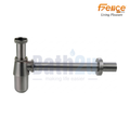 Felice FLE-141GM 350mm 1 1/4 Inch Flat-Bottom Bottle Trap | Gun Metal Finish