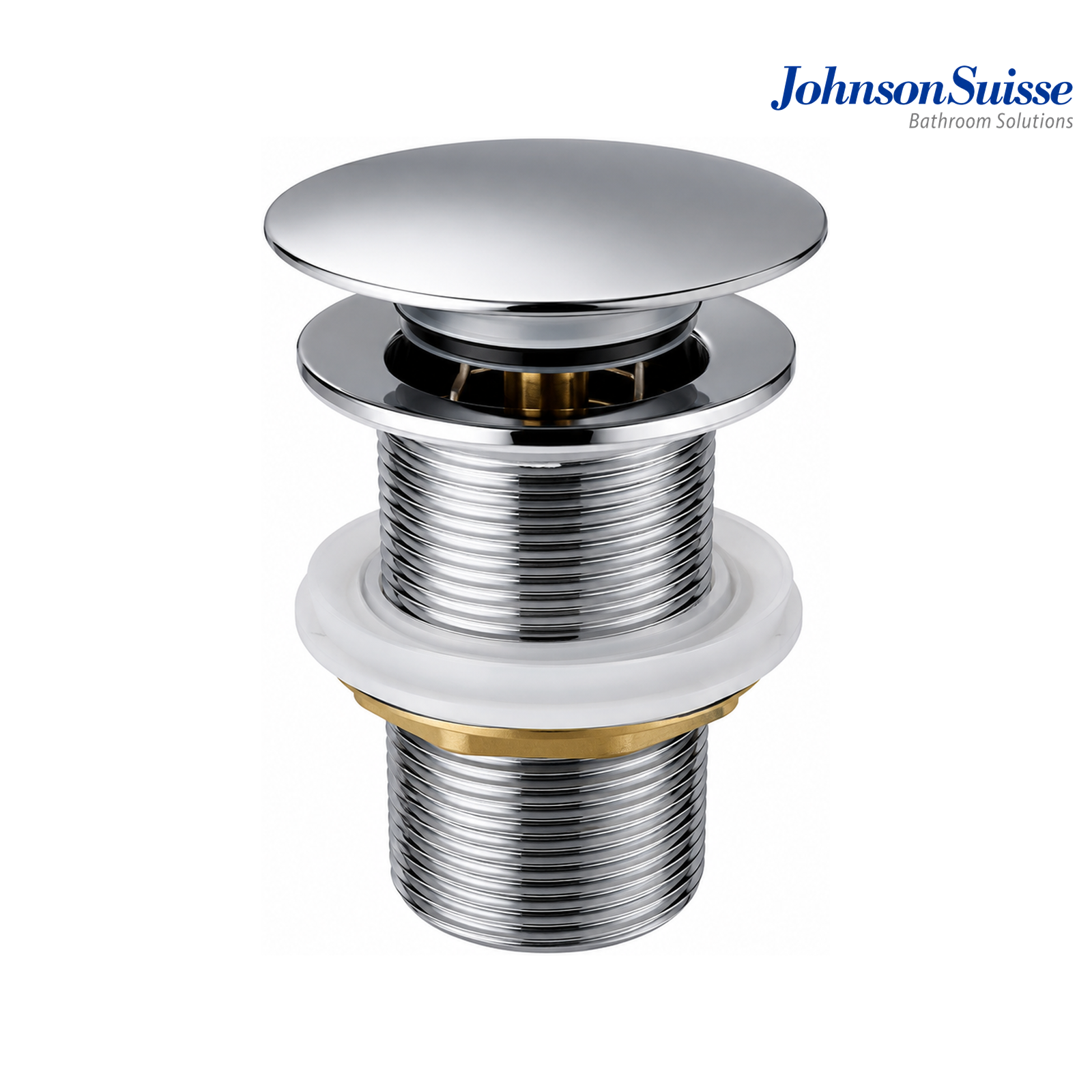 Johnson Suisse WBFT402071GM 78mm Brass Push Up Pop Up Waste Without Overflow | Gunmetal