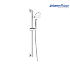 Johnson Suisse Bering WBFA301079CP 3-Function Hand Shower Kit with 604mm Slide Bar | Polished Chrome