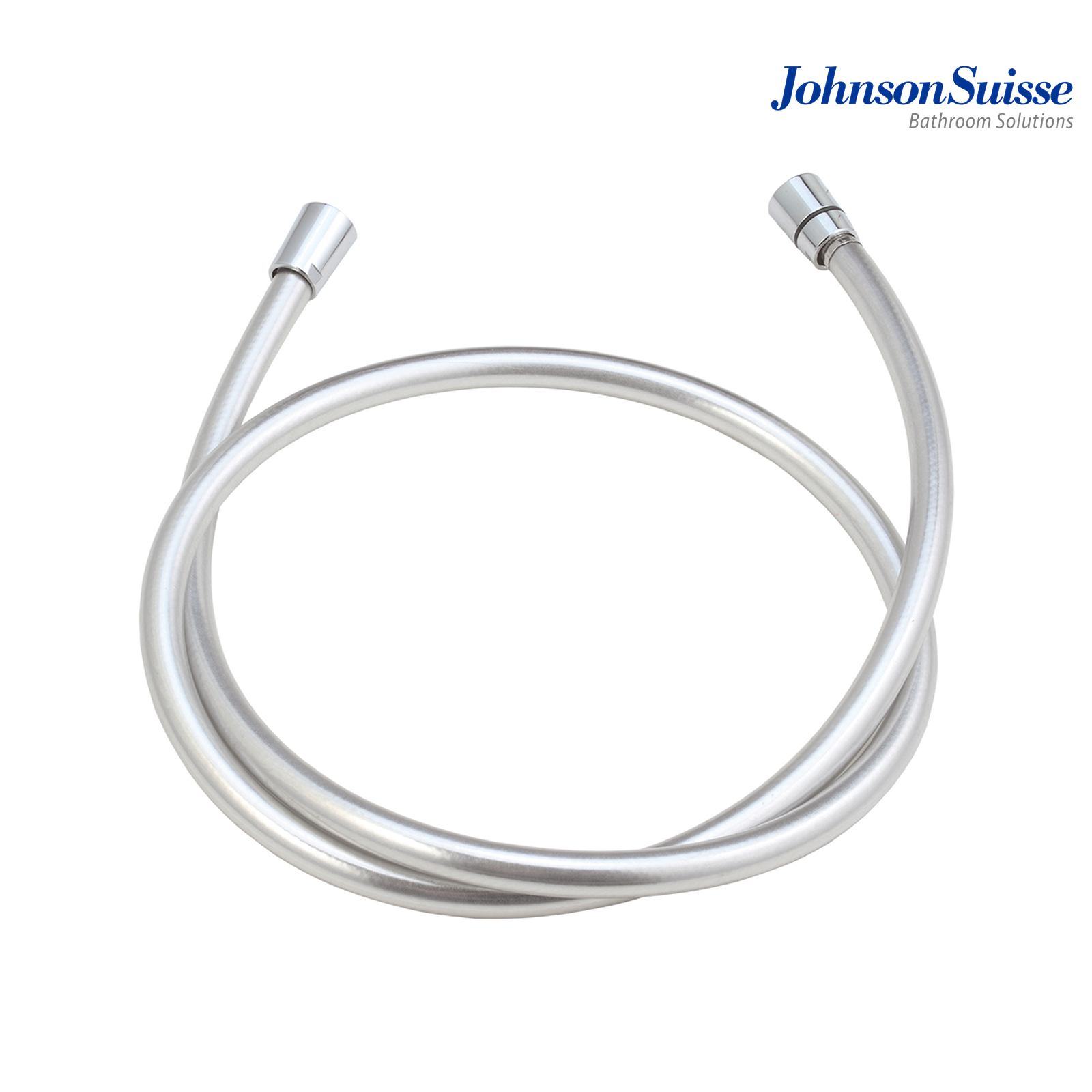 Johnson Suisse Double Interlock Stainless Steel Hose 1.2m | Polished