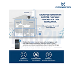 Grundfos SCALA1 5-55 123 L/min 55m Head Bluetooth Smart Home Water Pressure Booster Pump