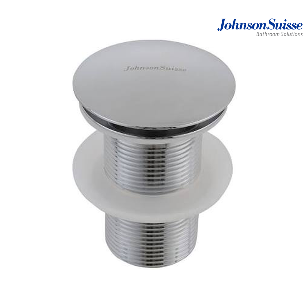Johnson Suisse WBFT402071CP Brass Push Up Pop Up Waste Without Overflow (78mm) | Chrome