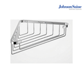 Johnson Suisse Commercial Series 200mm Corner Bathroom Shelf | WBBA100281CP | Polished Silver
