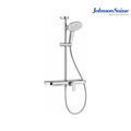 Johnson Suisse Trento WBFA301568CP Wall-Mounted Shower Mixer with Hand Shower & Sliding Bar | Chrome