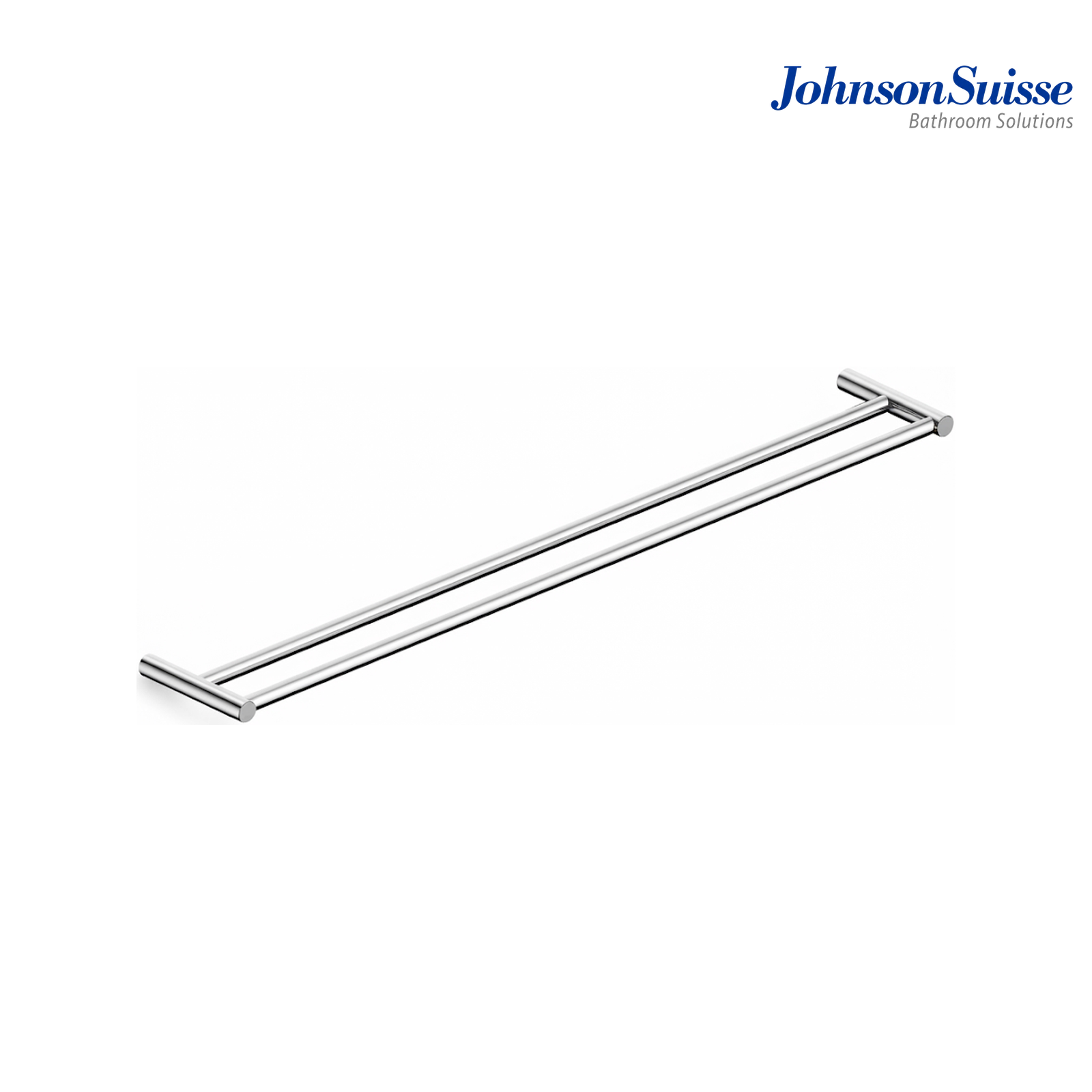 Johnson Suisse Cesena 800mm Double Towel Rail | WBBA100374 | Chrome