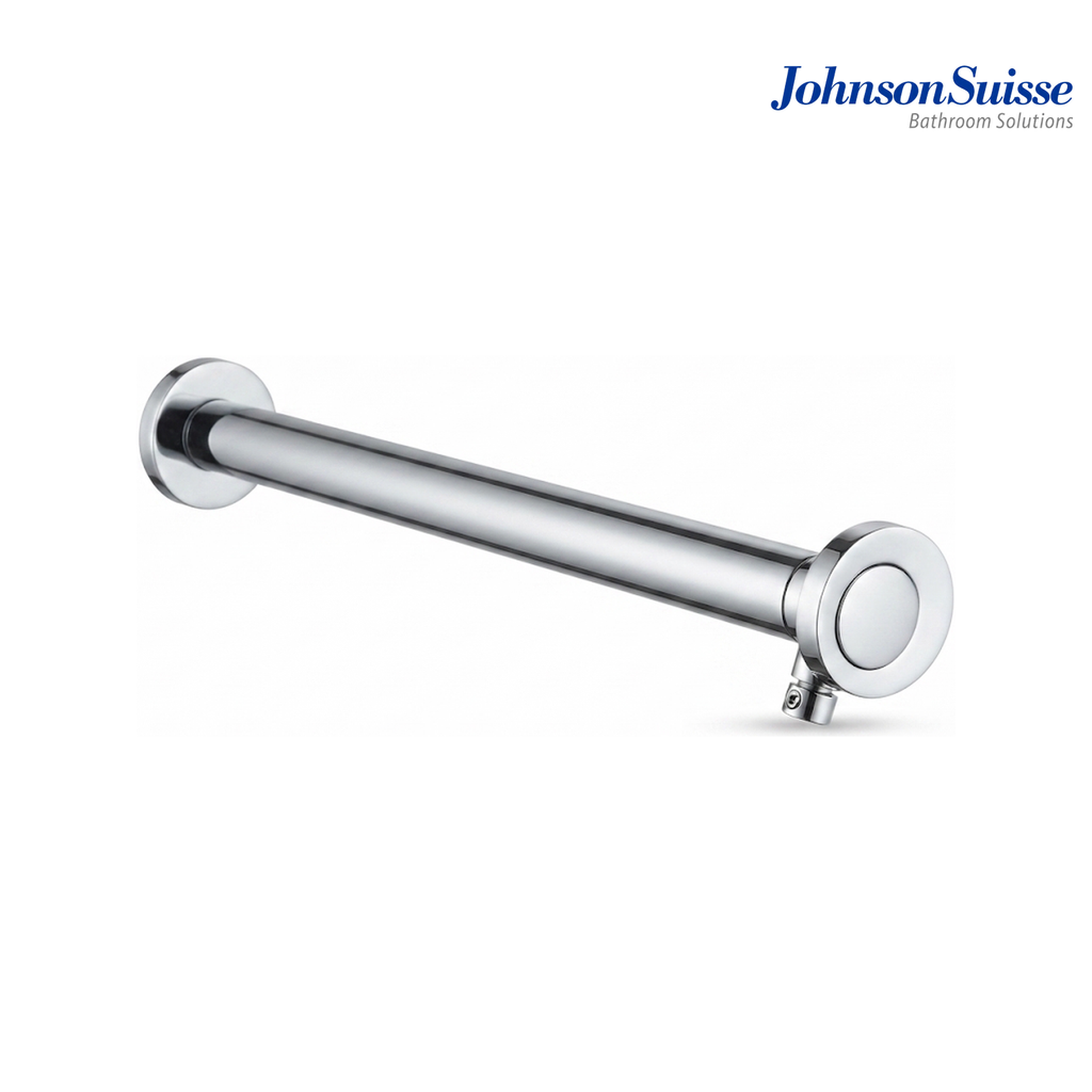 Johnson Suisse Wall-Mounted Self-Closing Tap | WBFA301621CP | Chrome