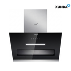 XUNDA CXW-238-SC2002 Slanted Kitchen Cooker Hood and Hob | Black