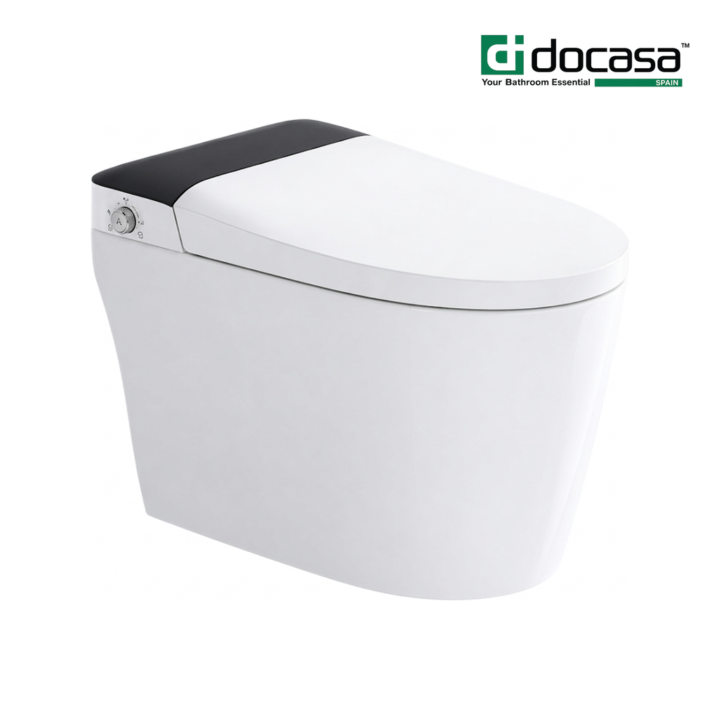 Docasa A6666 S-TRAP 200mm 250mm 300mm Power-Free Smart Tankless One-Piece Toilet WC | White