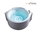 ARRIS INFINITY Garrido 1500mm Circular Massage Bathtub | White