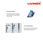 Livinox LWH-LS800-DC-RSS Inverter DC Pump Water Heater with Rain Shower Set | Sand