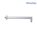 Johnson Suisse WBFA300707CP 400mm Square Brass Shower Arm & Flange | Chrome