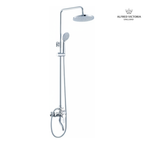 ALFRED VICTORIA 1150mm Round Exposed Rain Shower System - Chrome